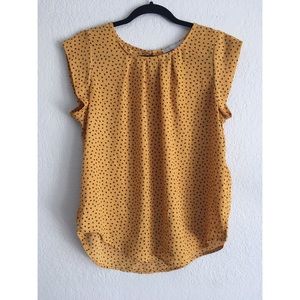 Mustard Yellow Blouse